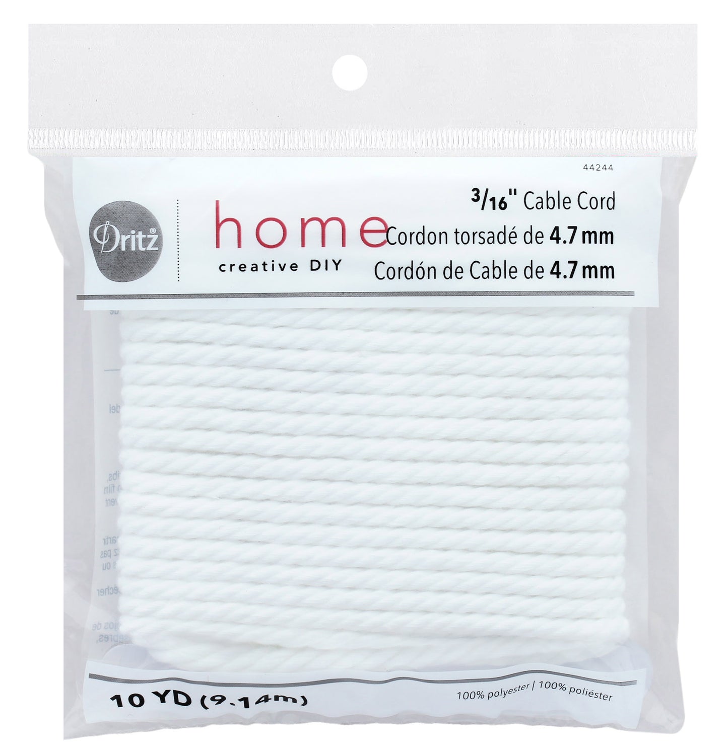 Dritz Home - Braided Craft Cable Cord