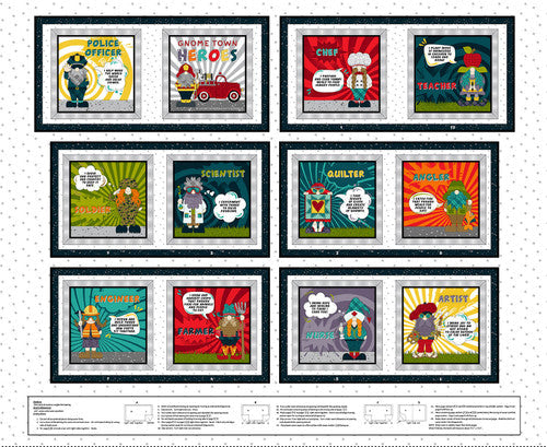 Henry Glass & CO-Gnome Town Heroes-Book Panel