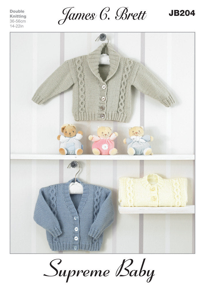 James C Brett - Tiny Tot Knitwear Pattern Leaflets