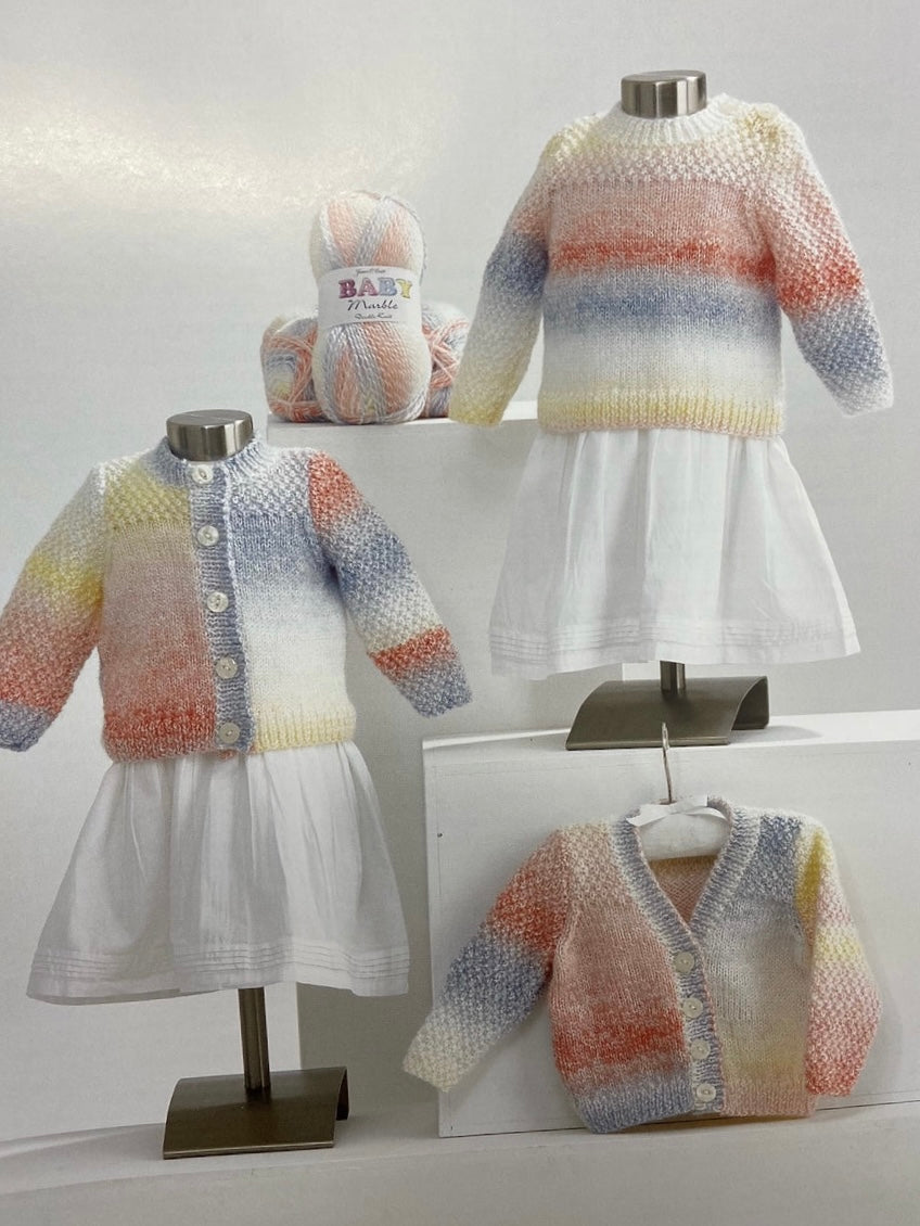 James C Brett - Tiny Tot Knitwear Pattern Leaflets