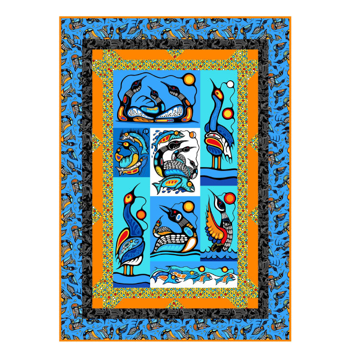 Swirly Girls-Panel Frames-Quilt Pattern