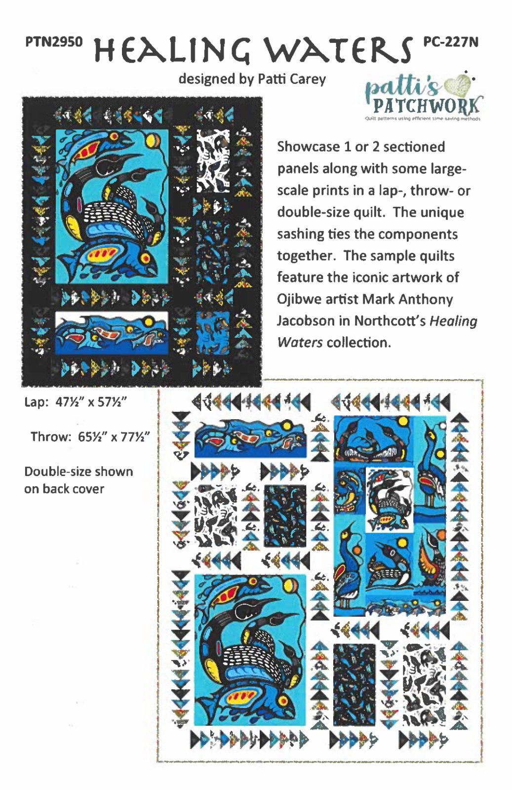 Patti’s Patchwork - Healing Waters Quilt Pattern