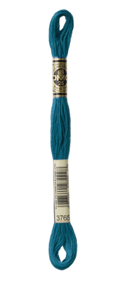 DMC-Six Strand Embroidery Floss-3765-8m/8.7y