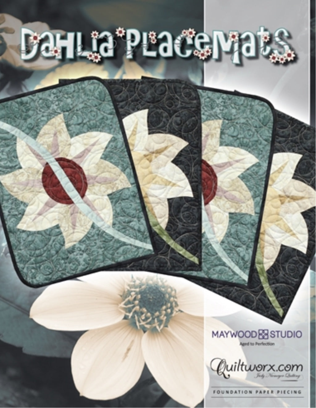 Maywood Studio-Dahlia Placemats-Pattern #JNQ00214P3