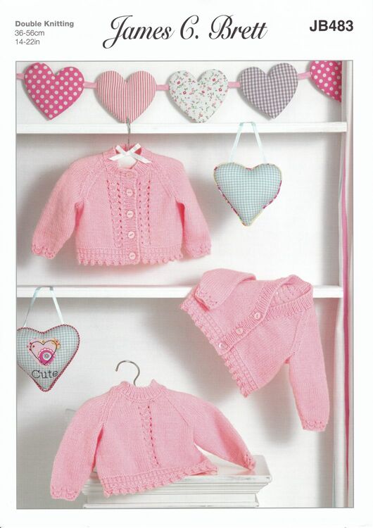 James C Brett - Tiny Tot Knitwear Pattern Leaflets