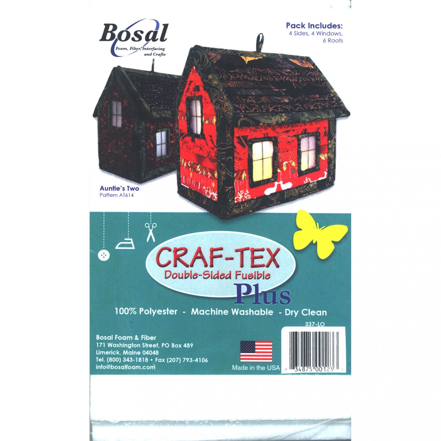 Bosal-“Craf-Tex”-Double Sided Fusible Interfacing-Pack