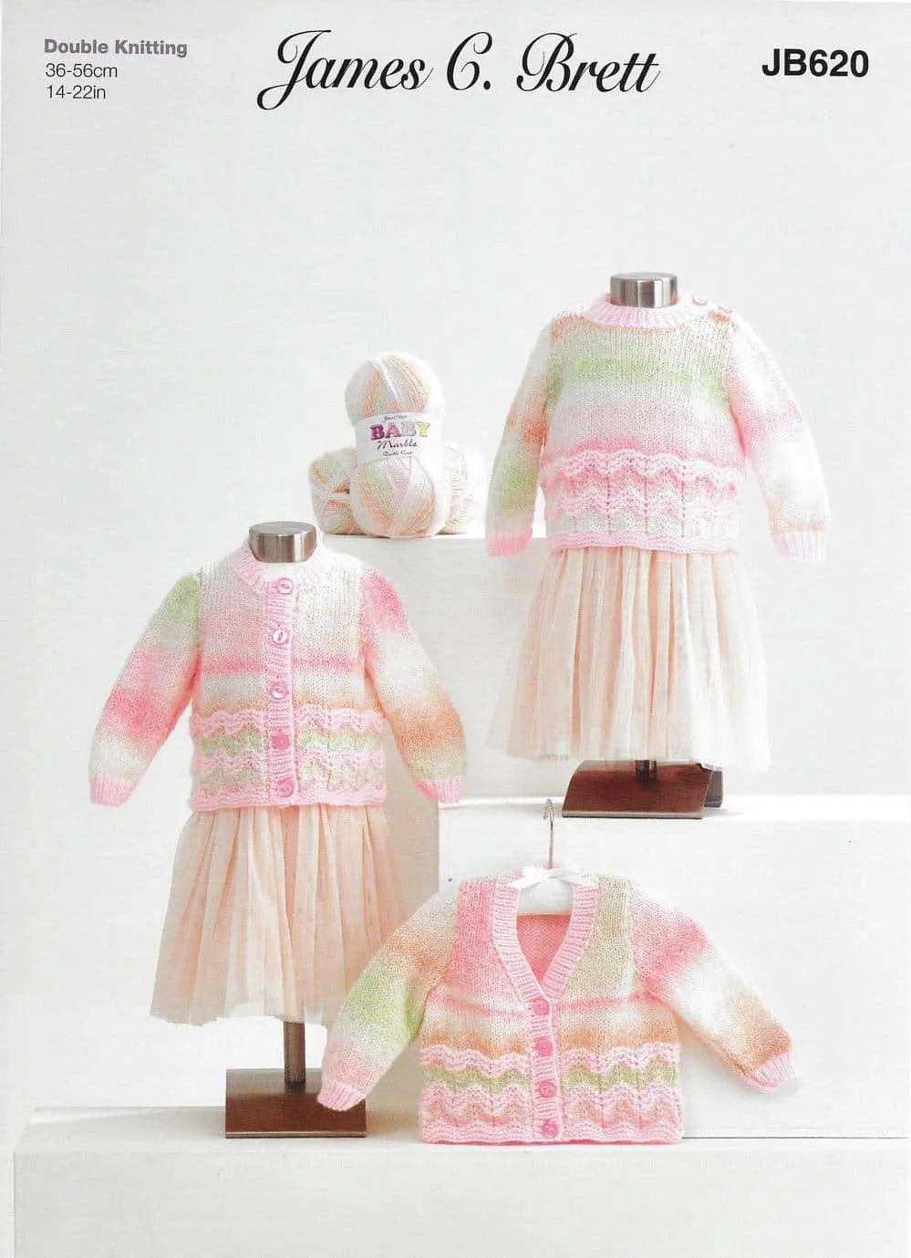 James C Brett - Tiny Tot Knitwear Pattern Leaflets