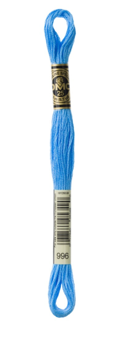 DMC-Six Strand Embroidery Floss-996-8m/8.7y #996