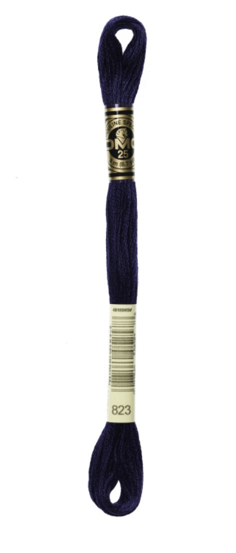 DMC-Six Strand Embroidery Floss-823-8m/8.7y