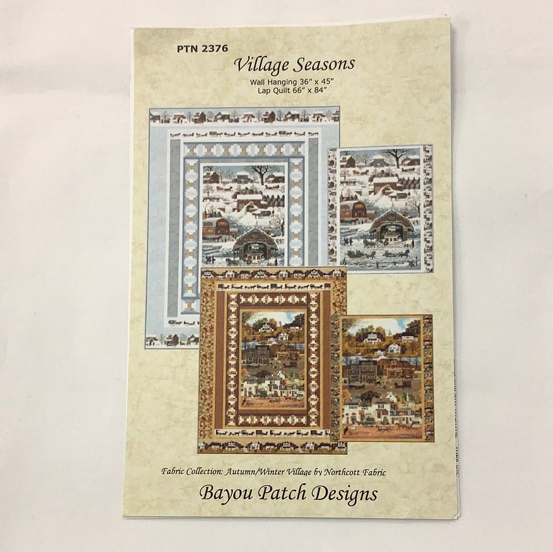 Bayou Patch Designs - Village Seasons Quilt Pattern