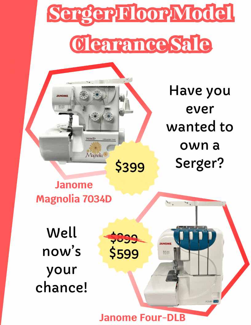 Serger Clearance Sale