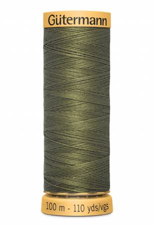 Gütermann-100% Cotton Thread-100m/110y Dark Green