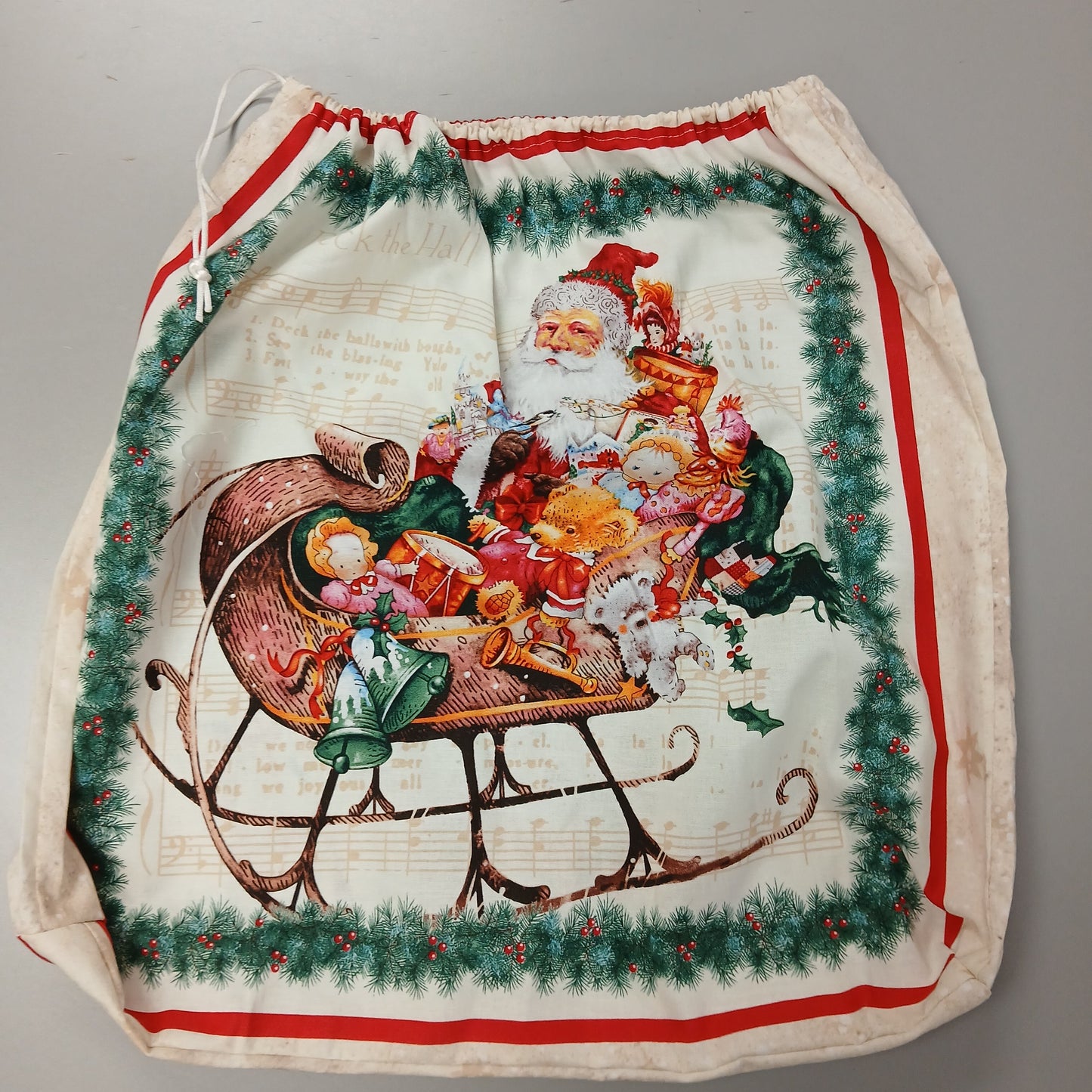 Drawstring Santa bag