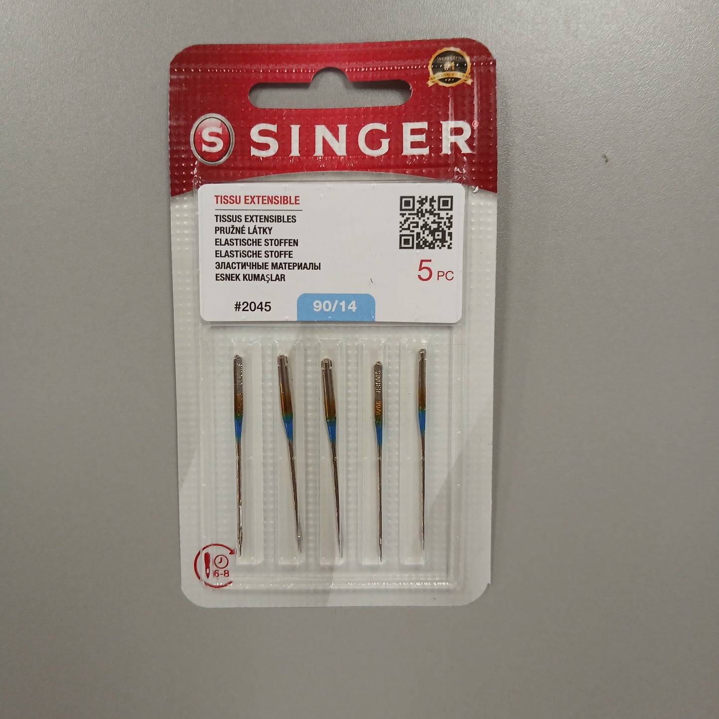 Singer SERGER Needles - #2045 90/14 - 5 Pack