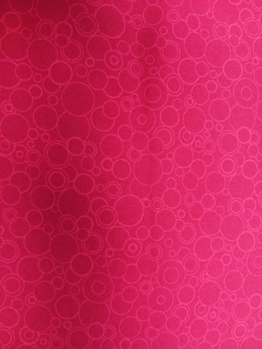 Benartex Circling Around Pink Cat's Meow
