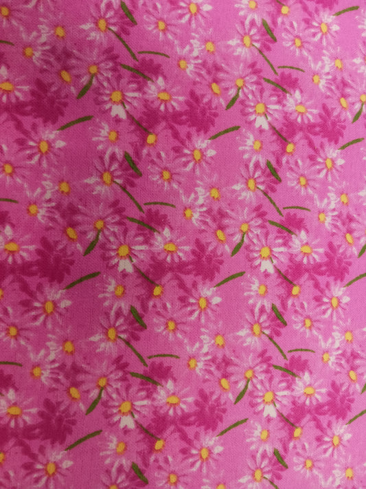 Comfy Prints, Pink Daisies