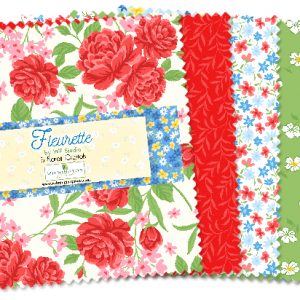 Wilmington Prints - Fleurette Charm Pack 24 5” Squares