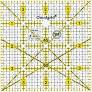 Omnigrid - Ruler With Grid 4" x 4"