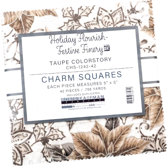 Robert Kaufman - Holiday Flourish - Charm Pack