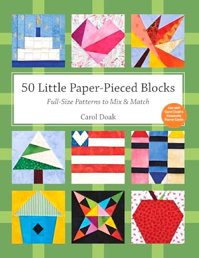 C&T Publishing - 50 Little Paper-Pieced Blocks Book