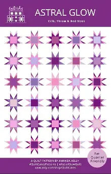 Astral Glow Pattern By Quilt Cakes (Crib, throw and bed size)