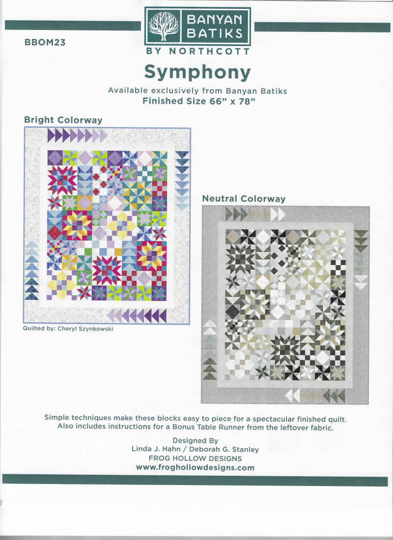 Northcott - Banyan Batiks - Symphony Pattern