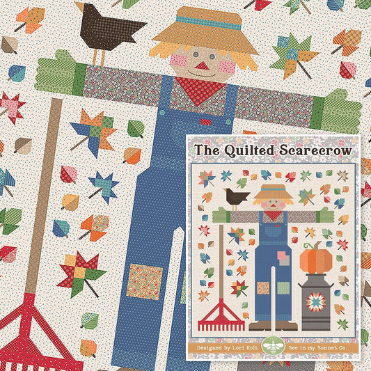 Lori Holt-Quilted Scarecrow-Cross Stitch Pattern #ISE-4055