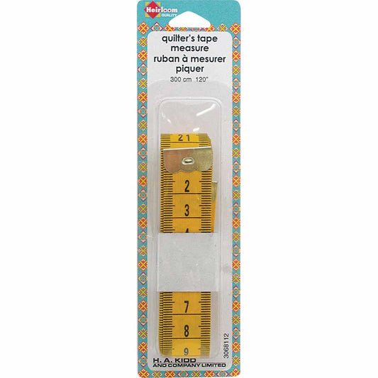 Heirloom Quality Quilter's Tape Measure