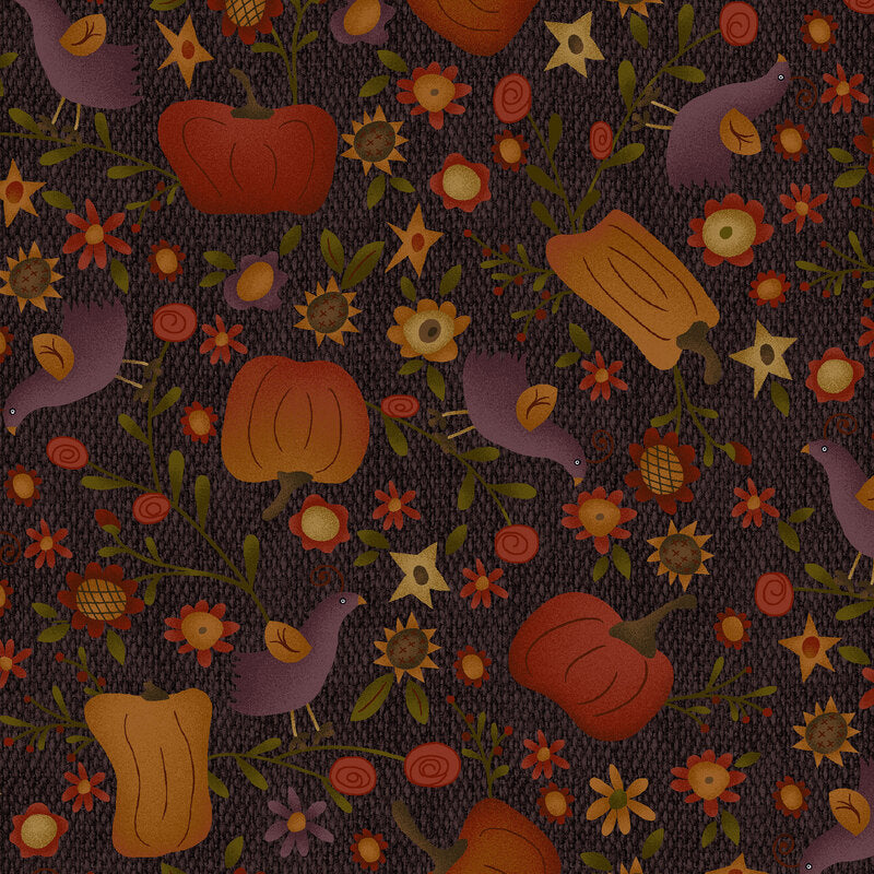 Henry Glass, Bountiful Blessings Purple Multi