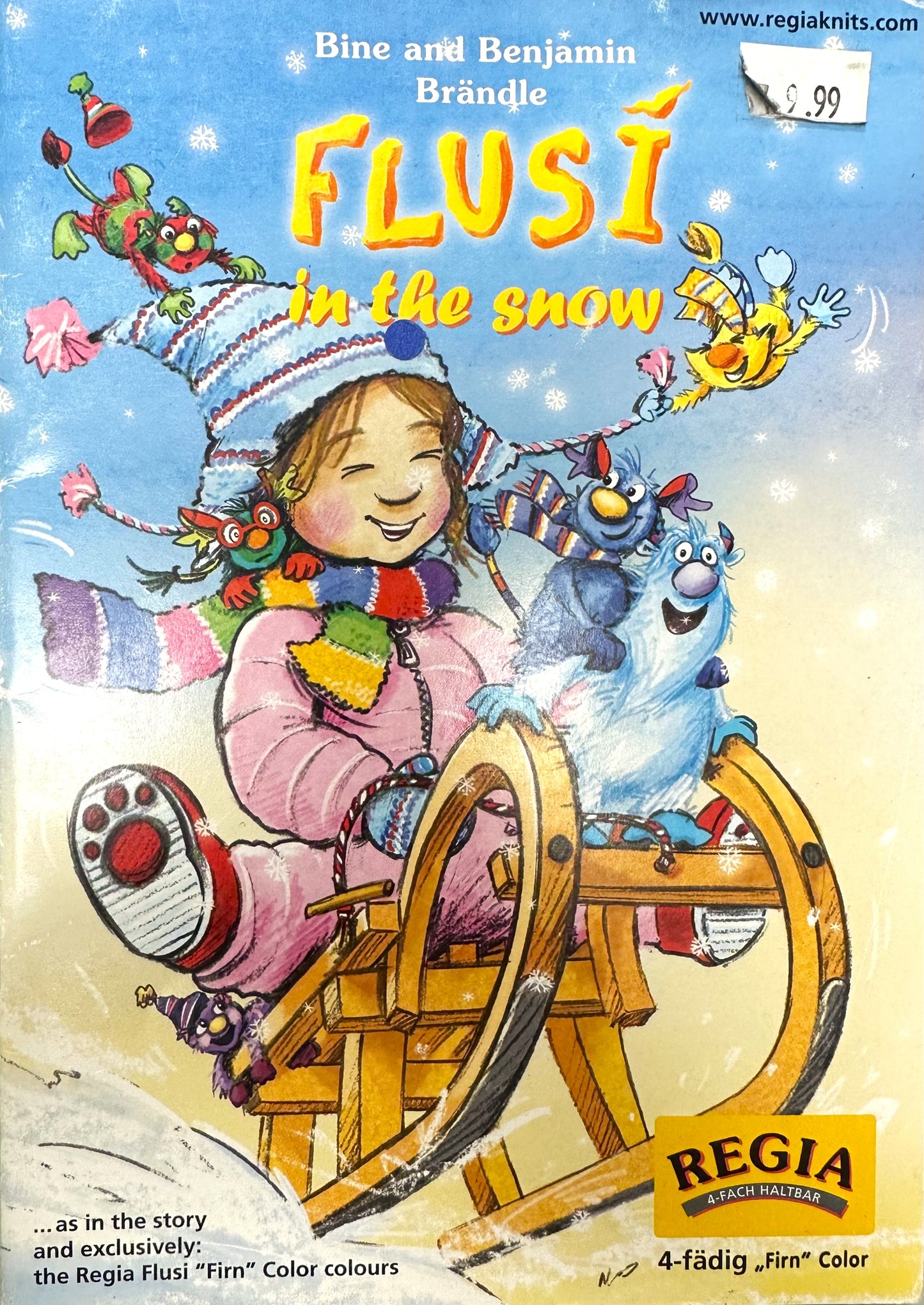 Regia - Flusi - In the Snow - Story Book with Patterns