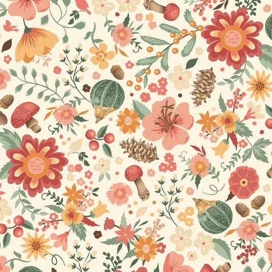 Maple and Marigolds, Ivory