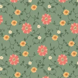 Maple and Marigolds, Lt.Green
