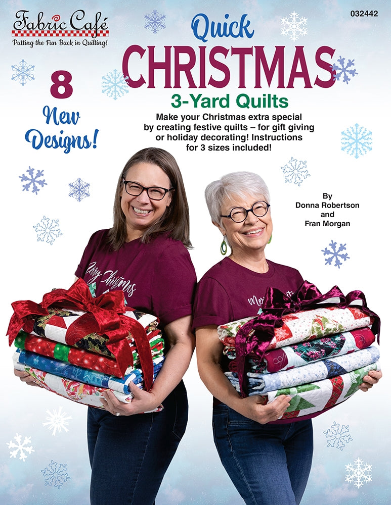 Fabric Cafe-Quick Christmas 3-Yard Quilts-Pattern Book