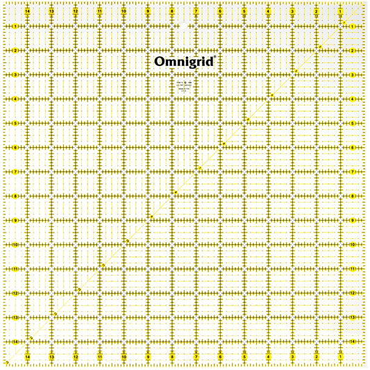 Omnigrid - 15" x 15 Ruler