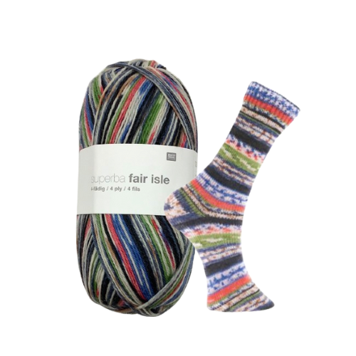 Rico Design - Superba Fair Isle Sock Yarn