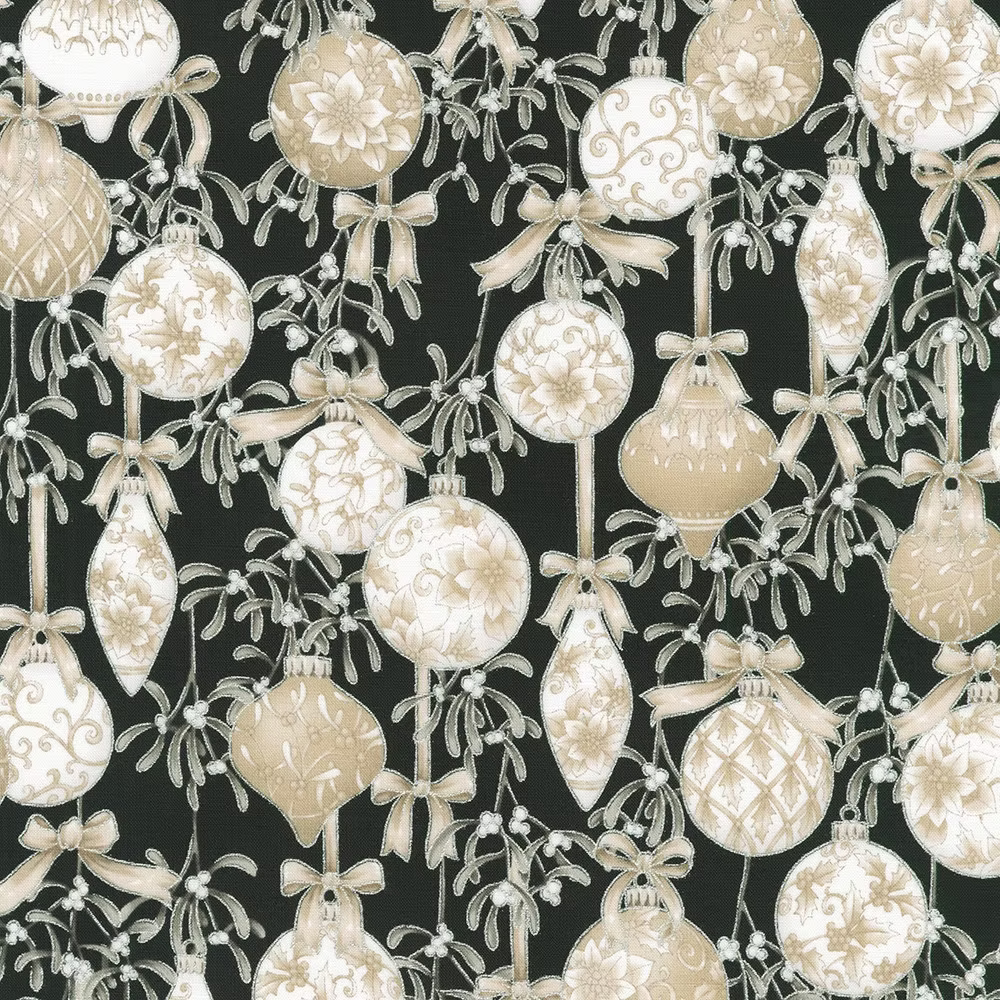 Robert Kaufman Holiday Flourish - Festive Finery Ornaments