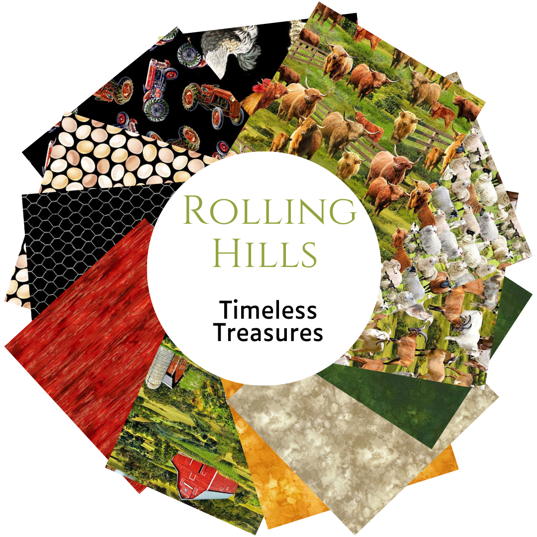 Timeless Treasures - Rolling Hills