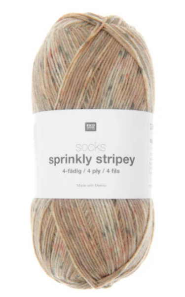 Rico Design - Sprinkly Stripey Sock Yarn