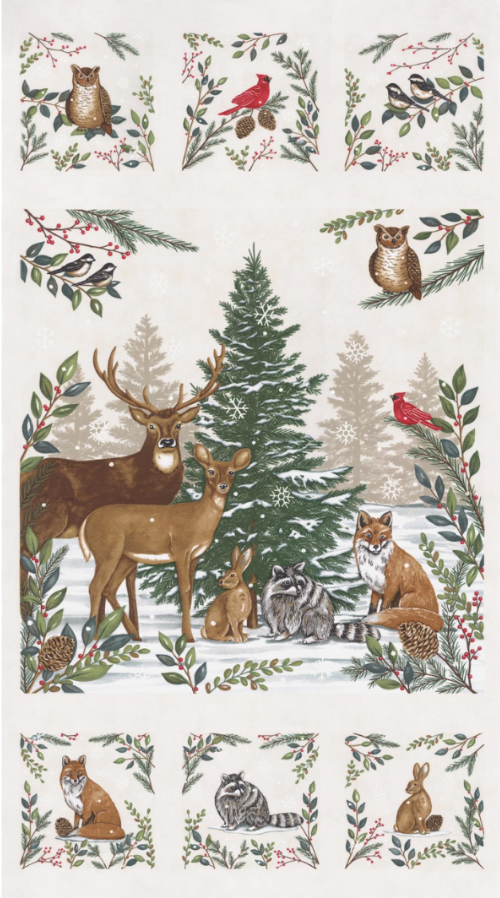 Moda Fabrics - Woodland Winter Panel