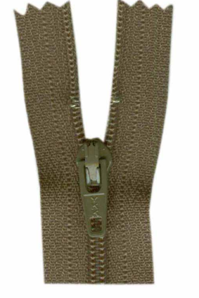 Costumakers-Closed End General Purpose Light Weight-Taupe-Zipper (20cm)