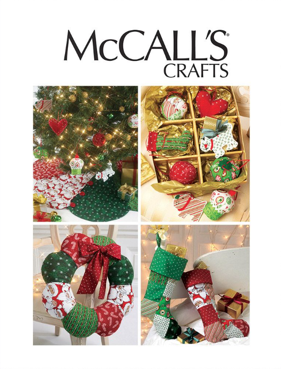 McCall’s Crafts - Ornaments, Wreath, Tree Skirt and Stocking Pattern Packet
