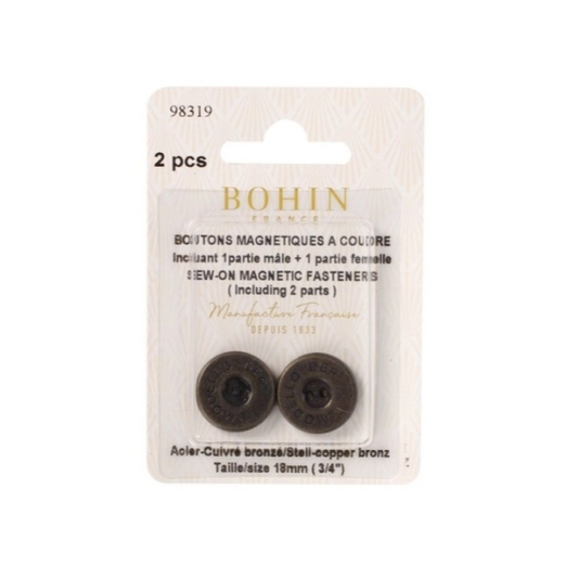 Bohin France - Sew on Magnetic Buttons