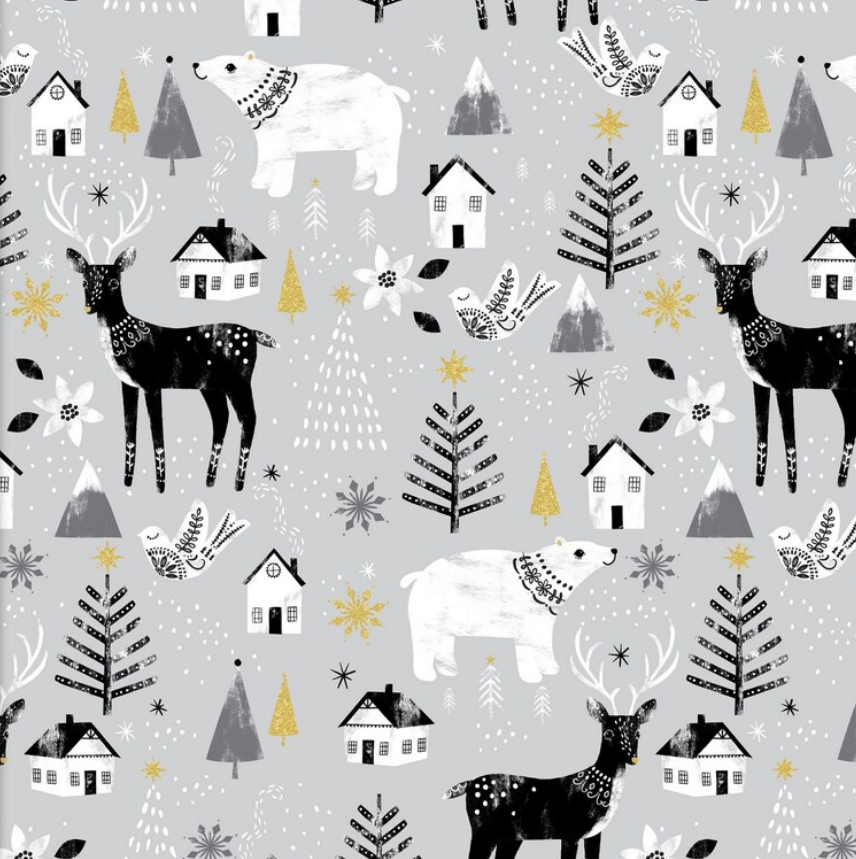 3 Wishes Fabric - Peace on Earth