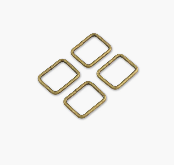 Sallie Tomato - Four 1" Rectangle Rings