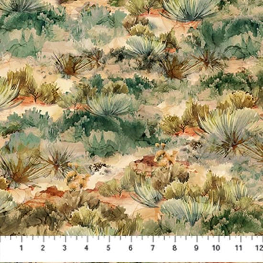 The Great Outdoors Desert Scene Rust Multi