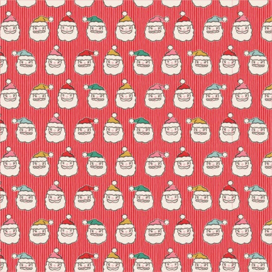 TrendTex - Oh What Fun By Poppie Cotton - Red