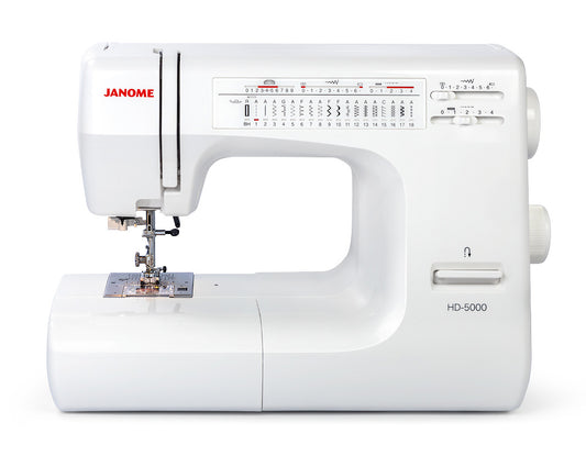Janome HD 5000-Heavy-Duty Mechanical Sewing Machine #HD-5000