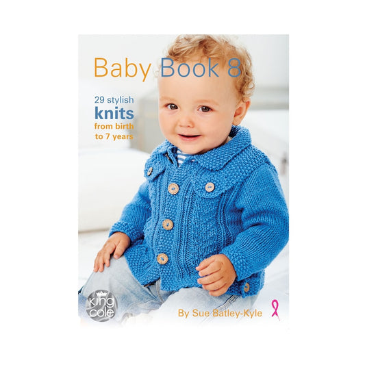 King Cole-Baby Book 8-Knit Pattern Book #KC-BB8