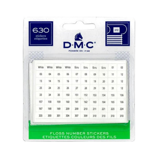 DMC Floss Number Stickers #6103-12