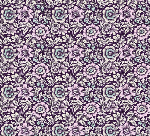 Free Spirit - Tula Pink - Nightshade Mini Spider Blossom